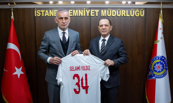 TFF Bakan Hacosmanolu'ndan stanbul Emniyet Mdr Yldz'a Ziyaret