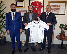 �lhami Alparslan, TFF Ba�kan Vekili Otyakmaz�� Ziyaret Etti