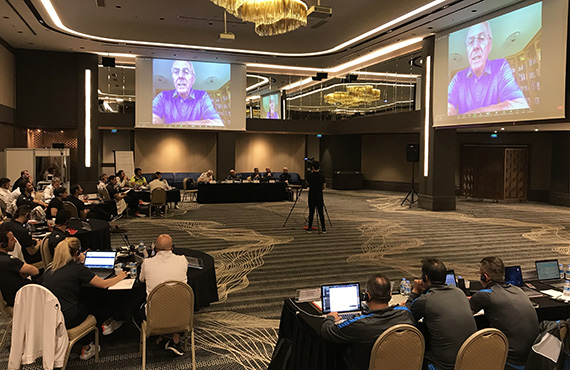 Eriksson, TFF FGD'nin dzenledii UEFA Pro Lisans Program'na konuk oldu