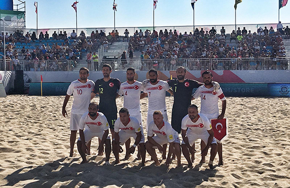 Plaj Futbolu Milli Takm, spanya'ya 6-2 yenildi