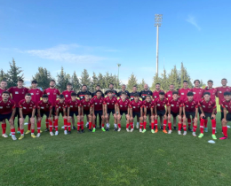 U18 Millî Takımımız, Özbekistan Maçları Hazırlıklarını Antalyada Sürdürüyor