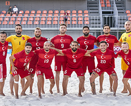 Plaj Futbolu Milli Takımı, Letonyayı 3-2 yendi