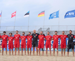 Plaj Futbolu Mill� Tak�m�m�z, �ekya�ya 3-2 Ma�lup Oldu