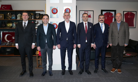 �stanbul �l Emniyet M&uuml;d&uuml;rl&uuml;�&uuml;'nden TFF Ba�kan� Hac�osmano�lu'na Ziyaret