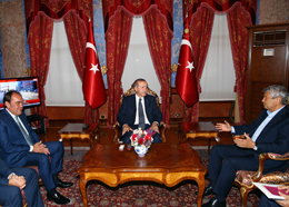 Bakan Demirren ve Lucescu Cumhurbakann ziyaret etti