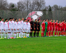 U18s drew with Belgium: 0-0