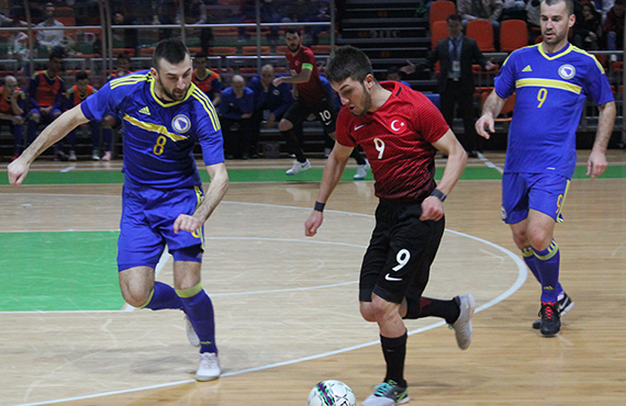 Futsal Milli Takm, Bosna Hersek'e 7-2 yenildi