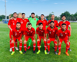 U18 Milli Takm, Yunanistan ile 0-0 berabere kald