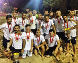TFF Plaj Futbolu Liginde Fethiye etab yapld