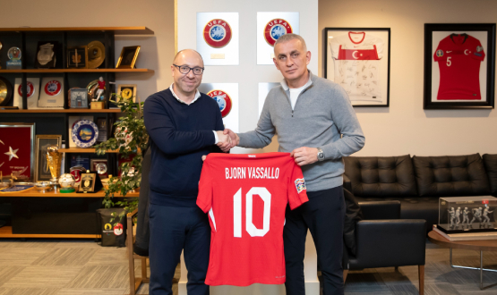 Malta Football Association President Vassallo Visited President Hacosmanolu