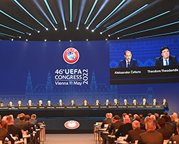 President Yardmc attends UEFA Executive Committee Meeting and UEFA Congress
 
