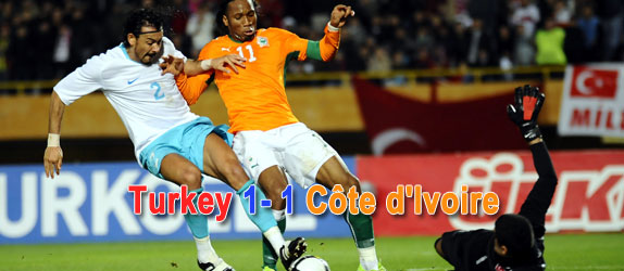 Turkey 1 - 1 Ivory Coast