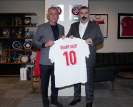 brahim Turguttan TFF Bakan Hacosmanoluna Ziyaret