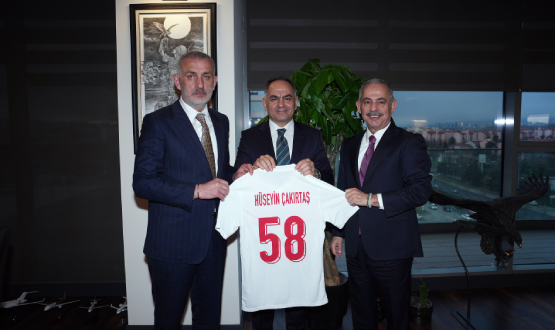 TFF Ba�kan� Hac�osmano�lu'ndan �ank�r� Valisi �ak�rta�'a Ziyaret