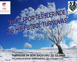 Samsun K HiF Futbol Turnuvas 29 Aralkta balayacak