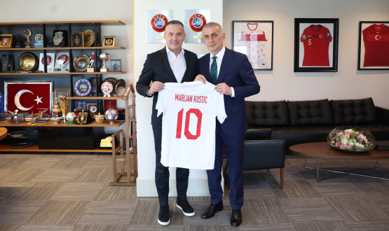 Marijan Kustić Visited TFF President Hacosmanolu