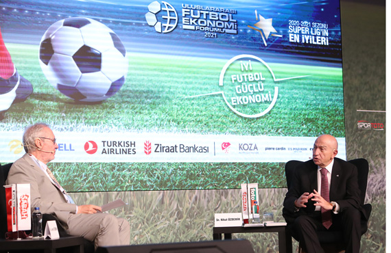 Bakan Özdemir, Uluslararas Futbol Ekonomi Forumu'nda konutu