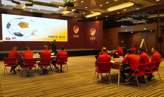 UEFA B/A Birleik Program'nn nc Yz Yze Eitim Etab Balad