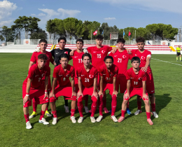 U16 Mill� Tak�m�m�z, Danimarka�ya 2-1 Ma�lup Oldu