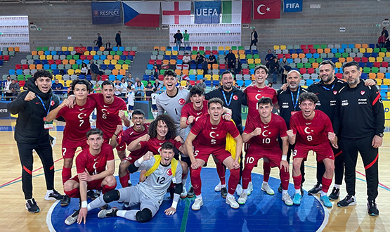 Futsal U19 Milli Takmmz ngiltere'yi 6-2 Malup Etti