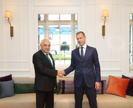 TFF President Bykeki Met With UEFA President Čeferin