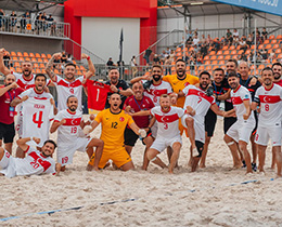 Plaj Futbolu Milli Takımımız, Moldovada Avrupa A Ligine yükseldi