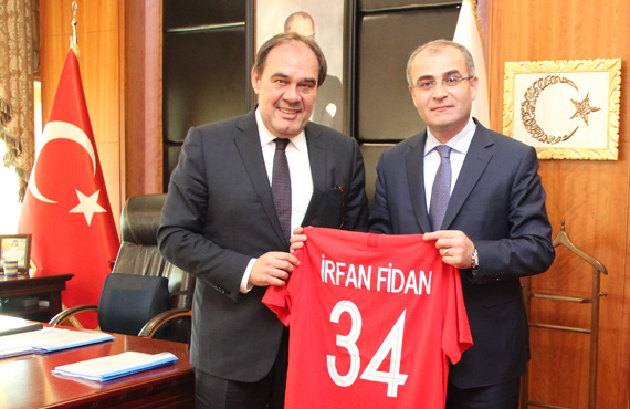 Demirren'den rfan Fidan'a nezaket ziyareti