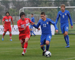 U19s lose to Italy: 3-0