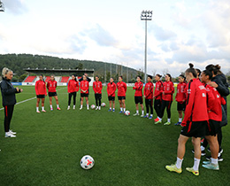 Kad�n A Mill� Tak�m�m�z�n Slovenya Ma�lar� Haz�rl�klar� Devam Ediyor