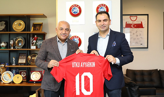 Utku Ayyarkn, TFF Bakan Mehmet Bykeki'yi Ziyaret Etti