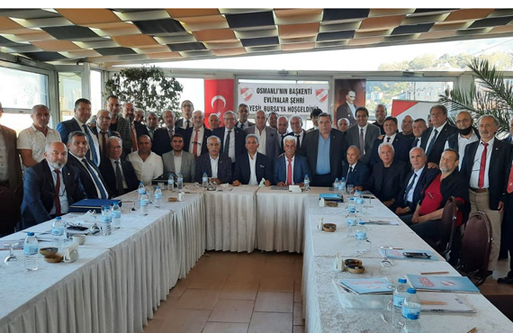 Ali Dümez, Bursa'da Taban Birlikleri ile bir araya geldi