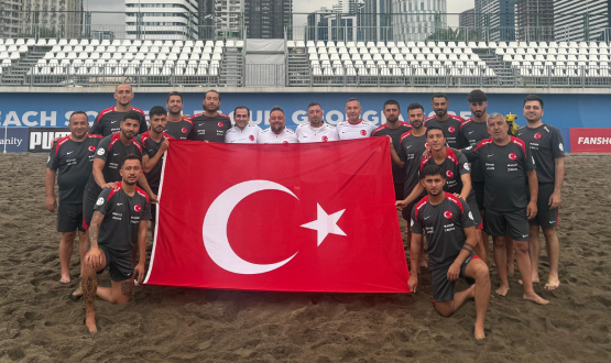 Plaj Futbolu Mill Takmmz, Grcistan'da 15 Temmuz ehitlerini And