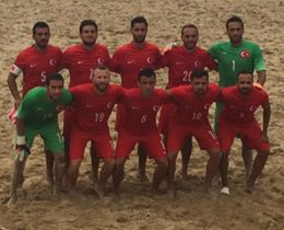 Plaj Futbolu Milli Takm, Azerbaycana 5-3 yenildi