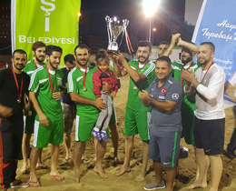 TFF Plaj Futbolu Ligi Eskiehir etab tamamland