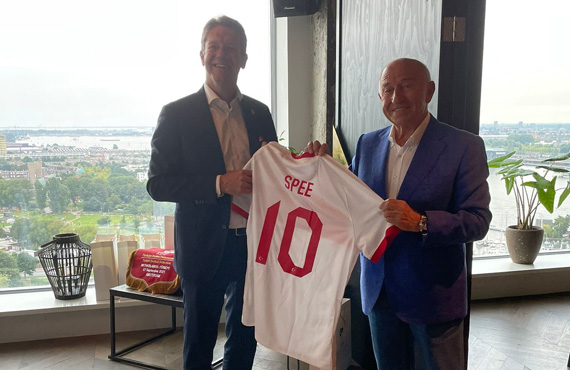 Hollanda-Trkiye resmi ma yemei dzenlendi