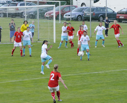 A Bayan Milli Takm, Avusturyaya 4-0 yenildi