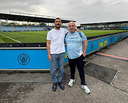 Sel�uk Erdo�an, Manchester City Akademisi�ni Ziyaret Etti