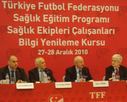 TFF Salk Eitim Program Bilgi Yenileme Kursu stanbulda yapld