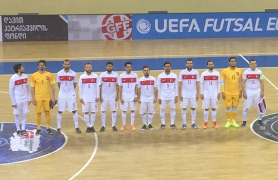 Futsal Milli Takm, Grcistan ile 1-1 berabere kald