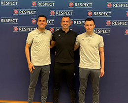 Hakemlerimiz UEFA CORE Kursu�na Kat�ld�