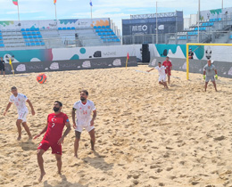 Plaj Futbolu Milli, Takm spanyaya 5-3 yenildi