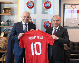 Emniyet Genel Müdürü Mehmet Aktaştan TFF Başkanı Mehmet Büyükekşiye Ziyaret