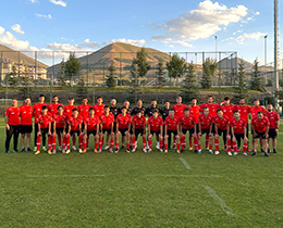 U19 Millî Takımımızın Erzurumda Yaptığı Hazırlık Kampı Sona Erdi