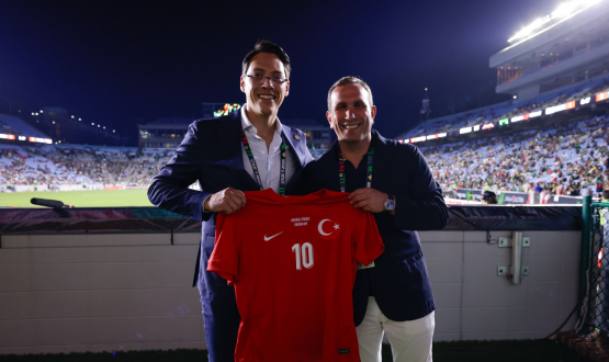 TFF Genel Sekreteri Abdullah Ayaz, Enrique Nieto ile Bir Araya Geldi