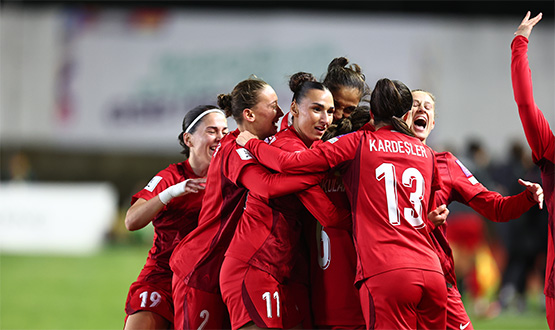 Kad�n A Mill� Tak�m�m�z, FIFA S�ralamas�nda 7 Basamak Y�kseldi