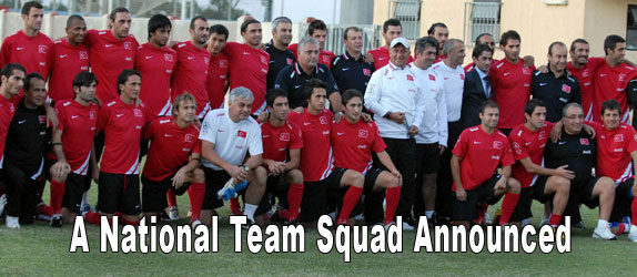 A National Team Squad Announced