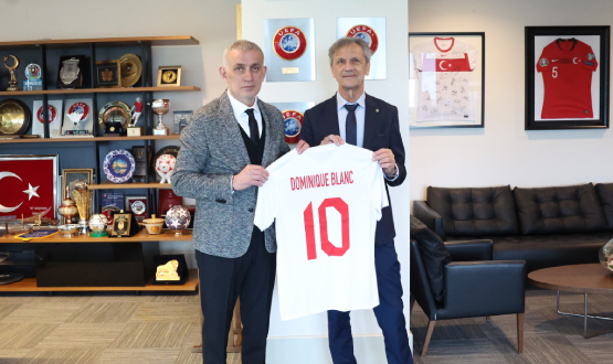 Dominique Blanc Visited TFF President Hacosmanolu