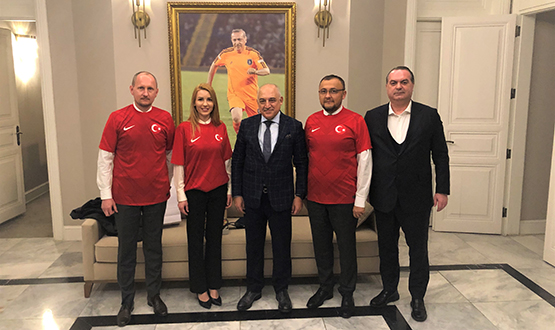 Ukrayna Bykelisi Bodnar'dan TFF Bakan Mehmet Bykeki'ye Ziyaret