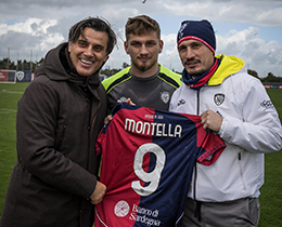 Vincenzo Montella�dan Cagliari�ye Ziyaret