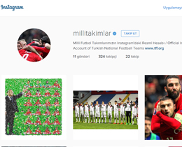 Milli Takmlarn resmi Instagram hesab yaynda